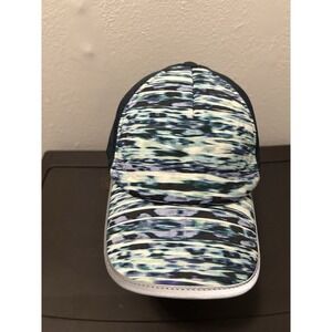 Tek Gear Adjustable Hat Cap Blue Unisex Reflective Running Jogging Walk